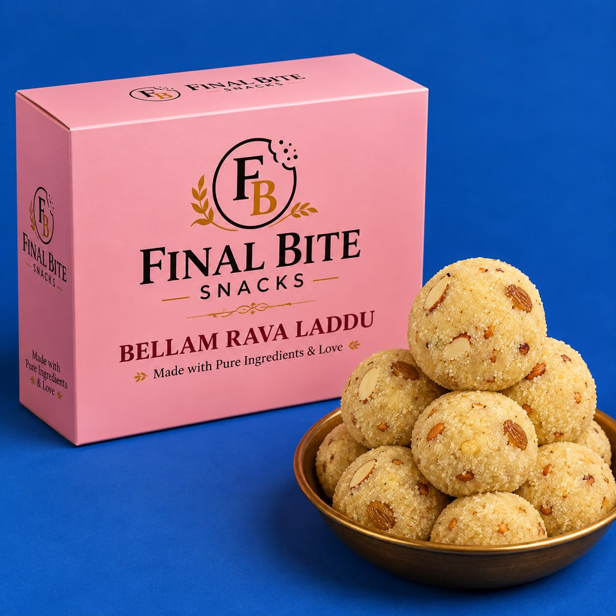 Jaggery Rava Laddu